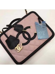 Fashion Chanel Cosmetic Bag Original Sheepskin Leather A58695 Pink HY3277wc24