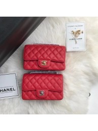 Fashion Chanel mini flap bag Grained Calfskin A1116 RED HY24447wc24