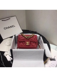 Fashion Chanel Shoulder Bag Original Leather Red 50937 Gold HY13132wc24