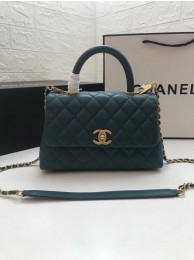 Fashion Chanel Small Flap Bag with Top Handle A92990 blue HY25870Of26
