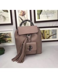 Fashion GUCCI Calfskin Leather Backpack 387149 Pink HY9600OM51