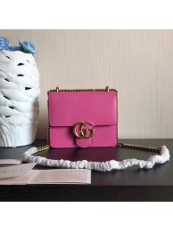 Fashion Gucci GG Marmont Leather mini Chain Bag 431384 Rose HY6160Of26