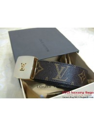 Fashion Louis Vuitton Monogram Canvas Reversible Belt M6890M Golden HY13460Of26