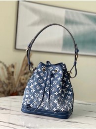 Fashion Louis Vuitton Monogram denim M59606 Navy Blue HY8715Of26