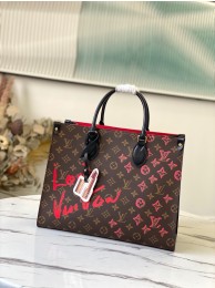 Fashion Louis Vuitton ONTHEGO Monogram MM M45888 Love HY3605Of26