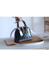 Fashion Louis vuitton original Monogam vernis Alma BB M44389 black HY18935Of26