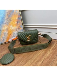 Fashion Louis Vuitton Original NEW WAVE MULTI-POCHETTE M56461 green HY15687wc24
