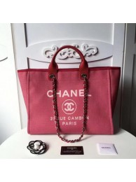 First-class Quality Chanel Large Canvas Tote Shopping Bag CHA1679 Red HY18914xO55