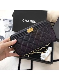 First-class Quality Chanel mini Shoulder Bag Cannage Pattern A94452 Black HY6104fm32