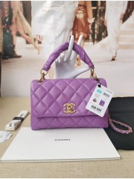 First-class Quality Chanel Original Lather Flap Bag AS2044 Lavender HY13074xO55