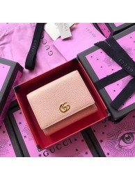 First-class Quality Gucci GG Marmont card case 474746 pink HY15229fm32