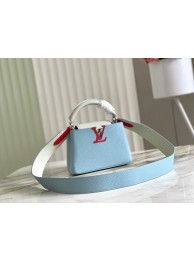 First-class Quality Louis Vuitton CAPUCINES MINI M59205 blue&white HY20339fm32