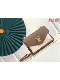 First-class Quality Louis Vuitton MYLOCKME CHAIN BAG M51418 Caramel Brown HY24719fm32