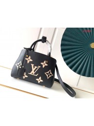 First-class Quality Louis Vuitton Original MONTAIGNE BB M45489 black HY14169xO55