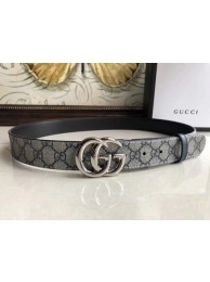 Gucci 35MM Leather Belt 414525 Blue HY12827jo45