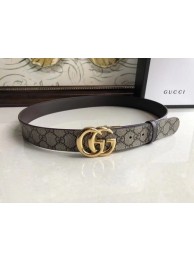 Gucci 35MM Leather Belt 414525 Brown HY15102nE34