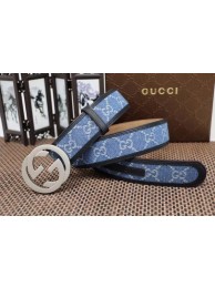GUCCI Belt G2197 Blue HY24557Lo54