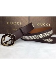 GUCCI Belt G3711 Brown HY349HB29