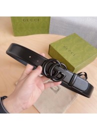 Gucci BELT Raspberry Smooth Calfskin 40 MM B0114UM BLACK HY360Jz48