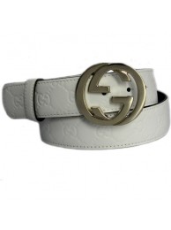 Gucci Belts 114876-4 Pure White Belts HY2101EW67