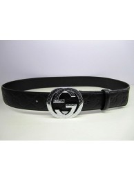 Gucci Belts GG028 Black Silver HY21649CD62