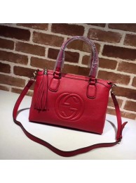 Gucci Calf Leather Soho Top Handle Bag 308362 Red HY1998JD28