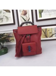GUCCI Calfskin Leather Backpack 387149 Red HY10127uk46