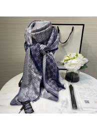 Gucci Cashmere Scarf GG9654 Gray Scarf HY25008io33