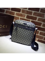 Gucci Courrier GG Supreme Messenger Bag 401448 Blue HY14727TL77