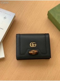 Gucci Diana card case wallet 658244 black HY25324MO84