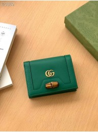 Gucci Diana card case wallet 658244 green HY14407np57