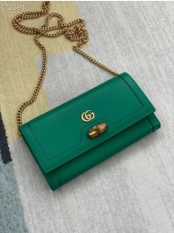 Gucci Diana chain wallet with bamboo 658243 green HY21708JD28