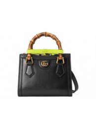 Gucci Diana mini tote bag 655661 black HY23136HW50