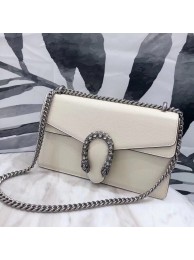 Gucci Dionysus Blooms Leather Shoulder Bag 400249 White HY16309UW57