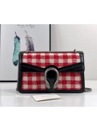 Gucci Dionysus GG Original tweed Shoulder Bag AS400249 red HY27057Dq89