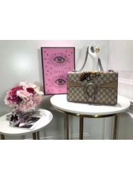 Gucci Dionysus GG Supreme Canvas Shoulder Bag 400249 Bee HY25354Xr72