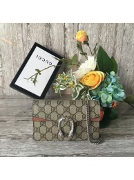 Gucci Dionysus GG Supreme Mini Shoulder Bag 476432 Camel HY21131xa43