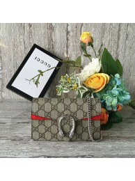 Gucci Dionysus GG Supreme Mini Shoulder Bag 476432 Red HY1807bW68