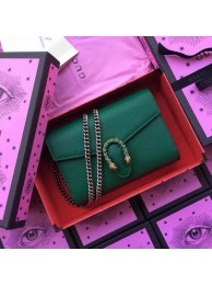 Gucci Dionysus Leather mini Chain Bag 401231 Green HY21308pk20