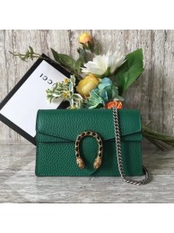 Gucci Dionysus Leather Super mini Bag 476432 Green HY12222xh67