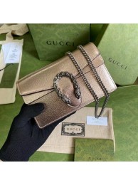 Gucci Dionysus Leather Super mini Bag 476432 rose gold HY19694HB29