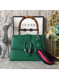 Gucci Dionysus Leather Top Handle Bag 448075 Green HY20637XW58