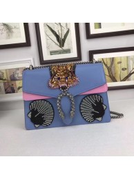 Gucci Dionysus Lichee Original Leather Shoulder Bag 403348 Blue HY7016Eb92