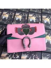Gucci Dionysus medium shoulder bag 403348 pink HY8194LG44