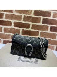 Gucci Dionysus small GG shoulder bag 499623 Black HY19333sY95