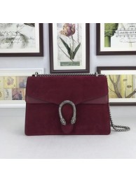 Gucci Dionysus Suede Leather Shoulder Bag 403348 Wine HY25897bW68