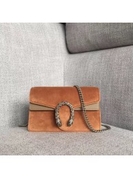Gucci Dionysus velvet super mini bag 476432 Taupe HY21084tg76