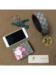 Gucci GG Canvas Leather Card Bag 68831A Pink HY5781OG45