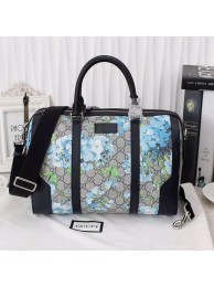 Gucci GG Canvas Leather Shoulder Bag 17228 Black HY22162ff76