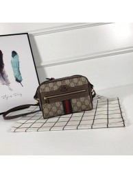 Gucci GG canvas ophidia supreme small shoulder bag PVC 517350 brown HY21810nB26